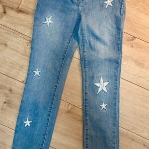 Joe's Jeans Light Blue Star Straight Leg Jeans, girls 12